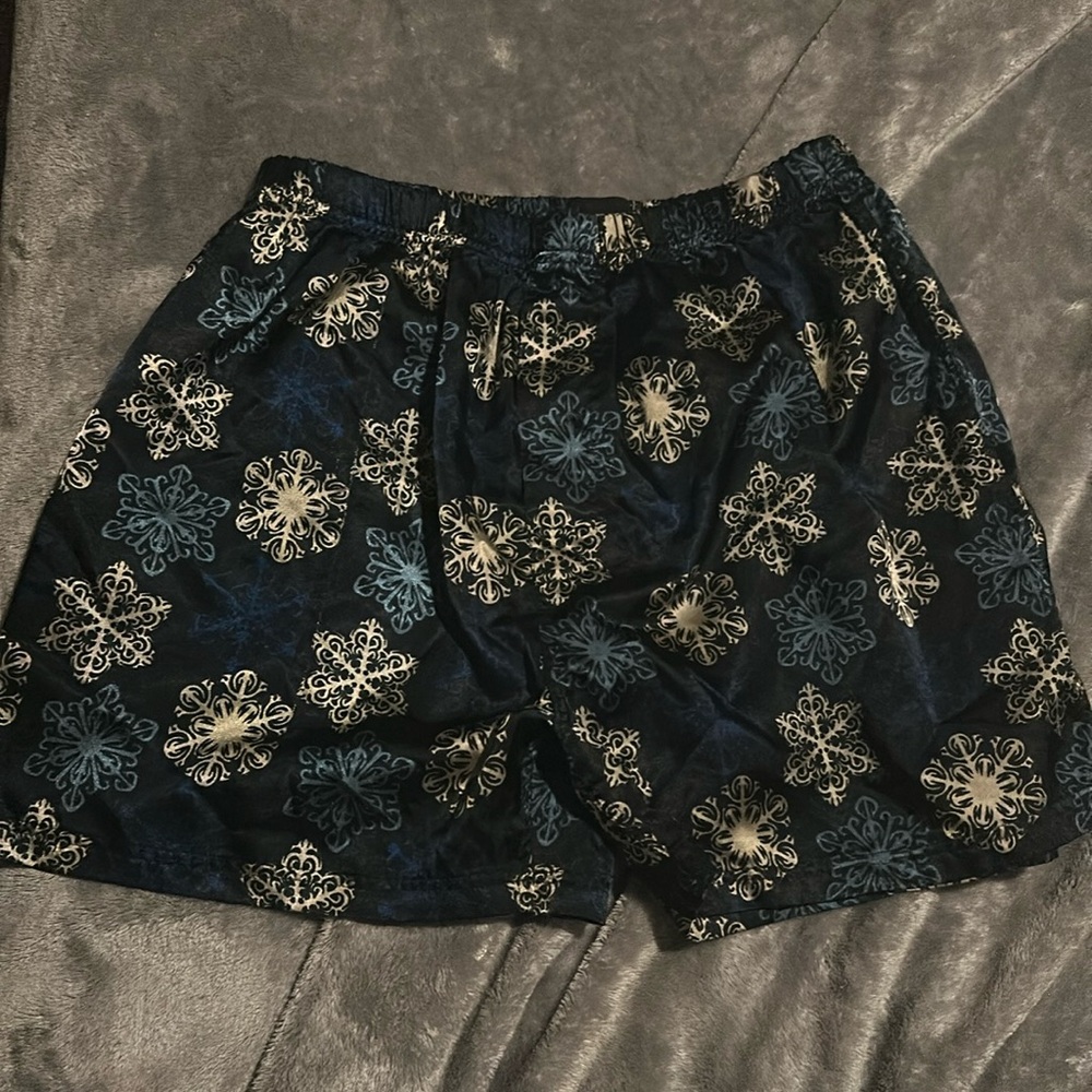 Joe Boxer Satin Boxers (Snowflakes)